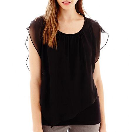 Alyx Short-sleeve Popover Knit Top
