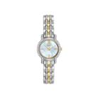 Citizen Eco-drive Womens Crystal-accent Two-tone Stainless Steel Watch Ex1244-51d