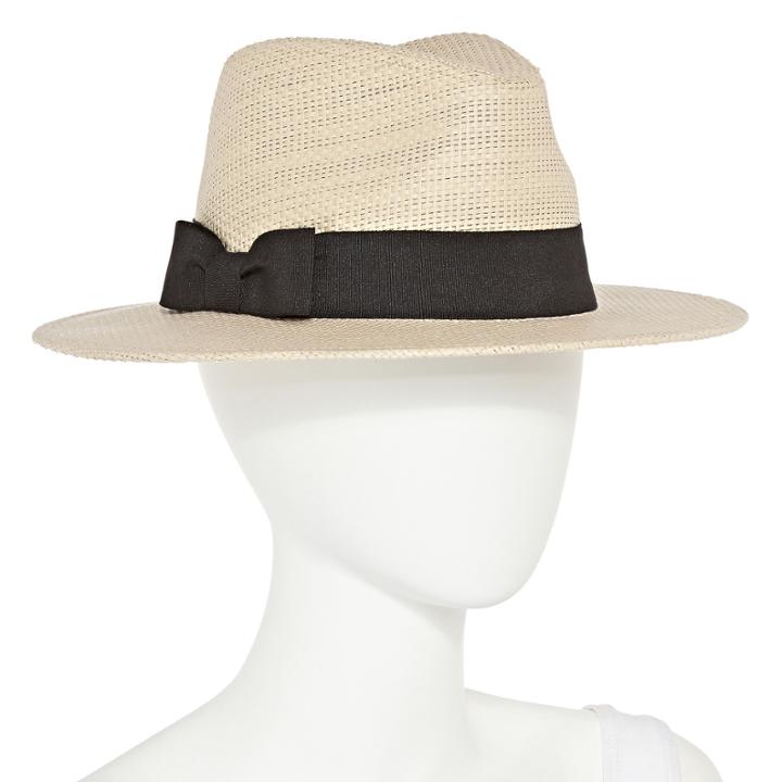Scala Panama Bow Band Fedora Hat