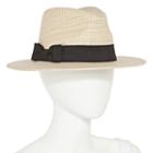 Scala Panama Bow Band Fedora Hat