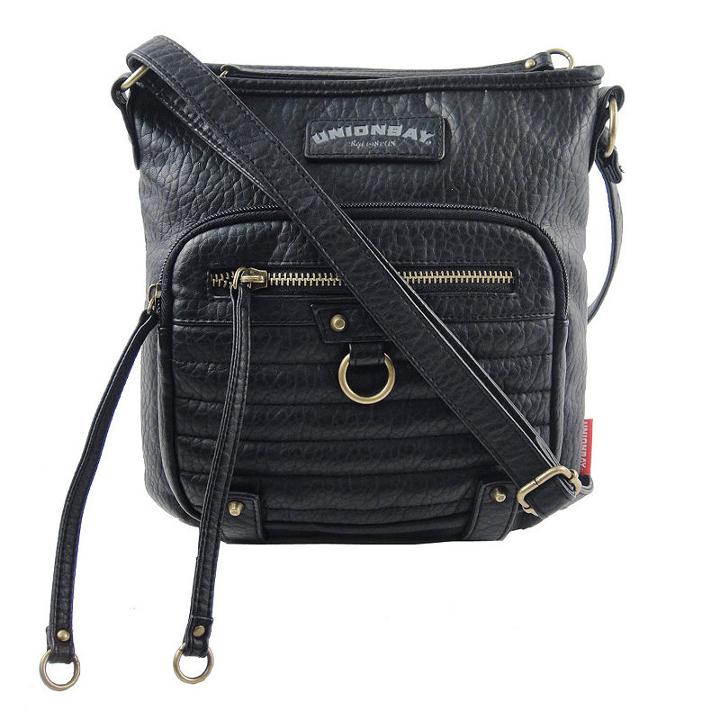 Unionbay Quilted Front Zip Crossbody Bag