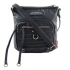 Unionbay Quilted Front Zip Crossbody Bag