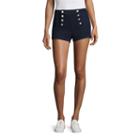 Almost Famous 2.5 Navy High-rise Sailor Shorts-juniors