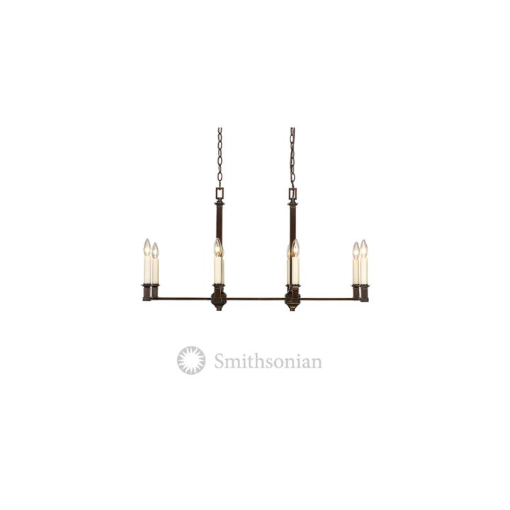 Bradley Linear Pendant In Cordoban Bronze