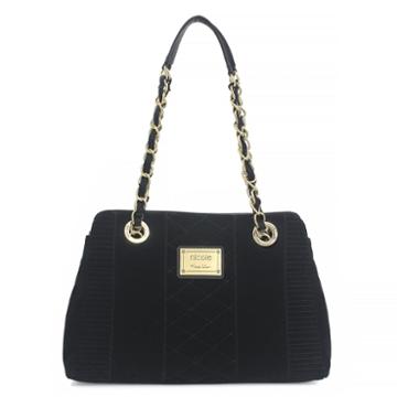 Nicole By Nicole Miller Suzie Large Velvet Tote Bag