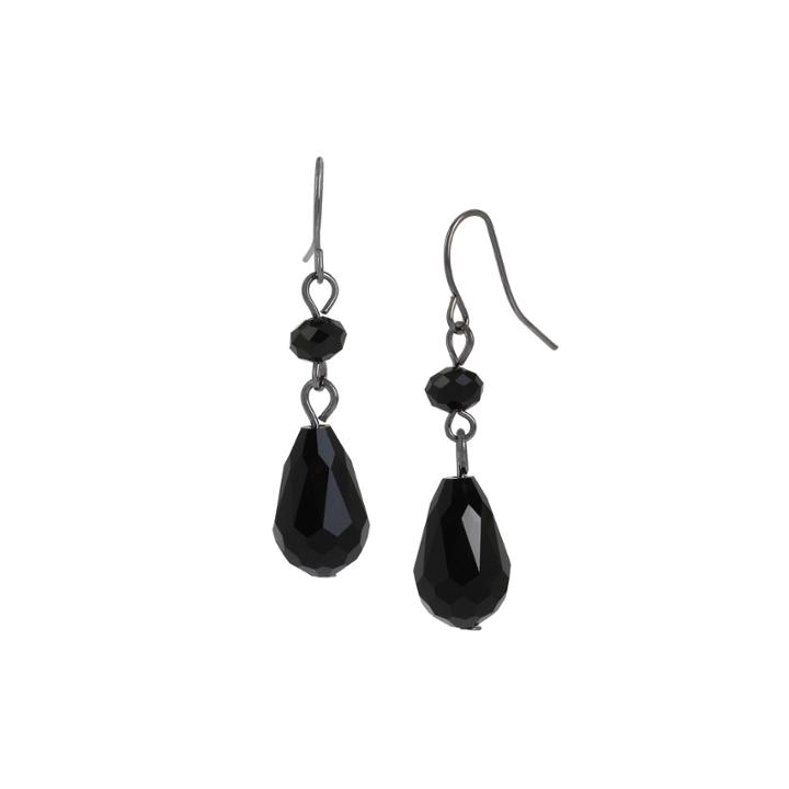 Mixit&trade; Jet Bead Drop 2 Earrings