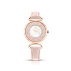 Daisy Fuentes Womens Pink Strap Watch-df108rglp