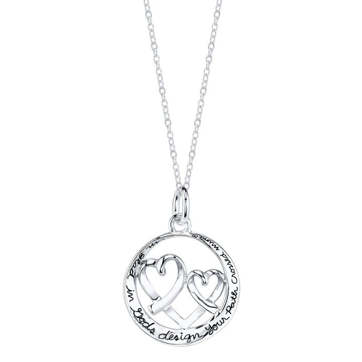 Footnotes Pendant Necklace
