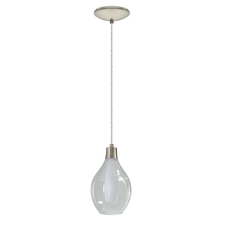 Eglo Pontevedra 1-light 6 Inch Matte Nickel Mini Pendant Ceiling Light