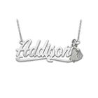 Disney Personalized Snow White 45x17mm Name Necklace