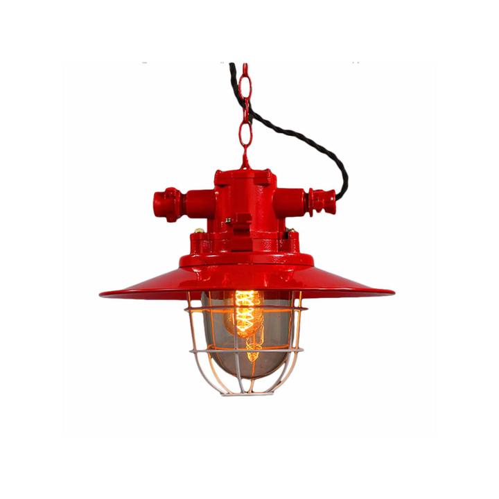 Warehouse Of Tiffany Mystika 1-light Red 12-inch Edison Chandelier With Bulb