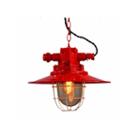 Warehouse Of Tiffany Mystika 1-light Red 12-inch Edison Chandelier With Bulb