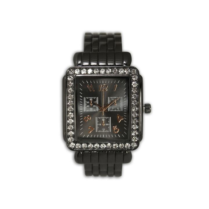 Olivia Pratt Womens Gray Bangle Watch-16645