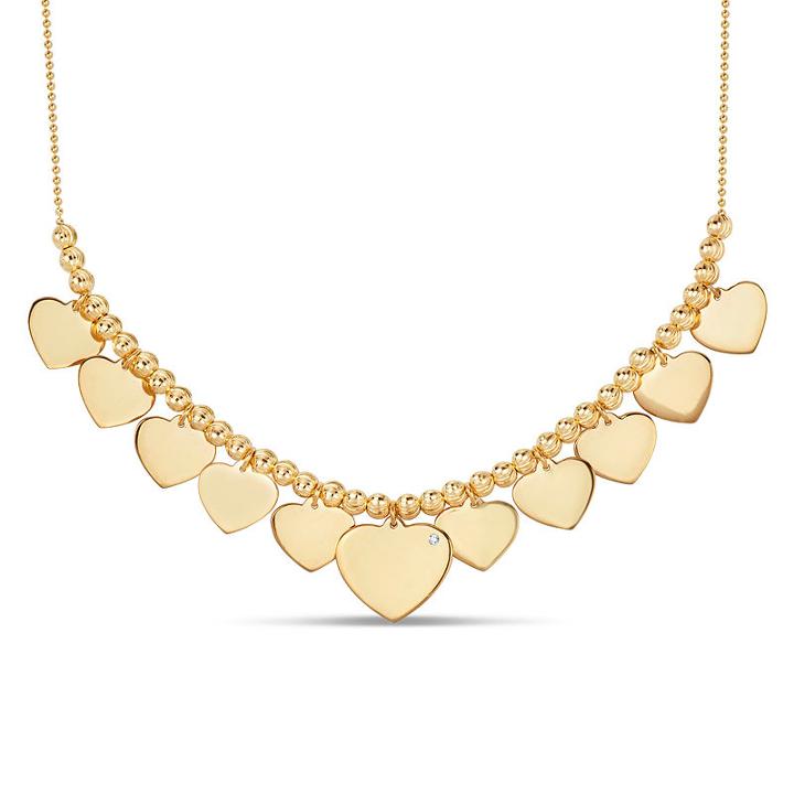 Womens Diamond Accent White Cubic Zirconia 18k Gold Over Silver Pendant Necklace