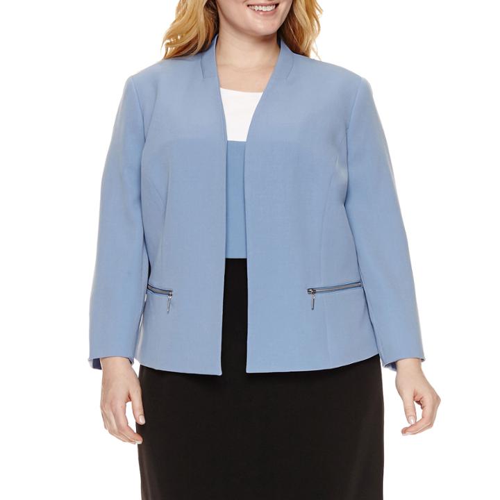Black Label By Evan-picone Blazer-plus