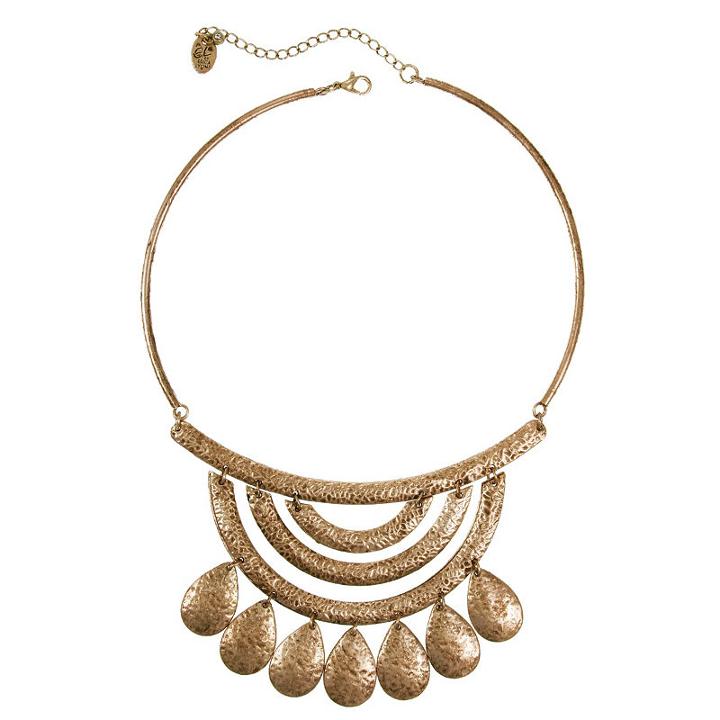 El By Erica Lyons 6/25 El Plum Womens Collar Necklace