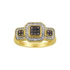 1/10 Ct. T.w. White & Champagne Diamond Ring