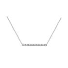 Limited Quantities 1/4 Ct. T.w. Diamond Line Necklace