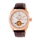 Heritor Helmsley Mens Brown Strap Watch-herhr5008