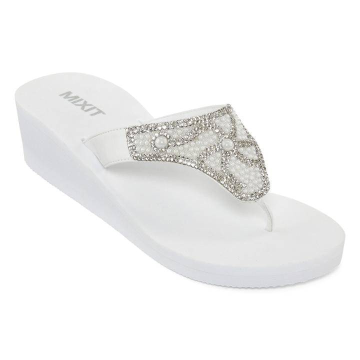 Mixit&trade; Stone Shield Wedge Sandals