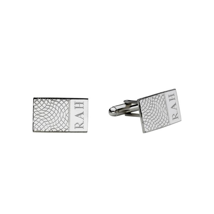 Personalized Snakeskin Pattern Cuff Links