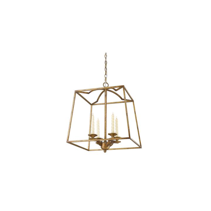 Athena 4-light Pendant In Grecian Gold