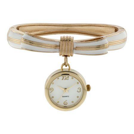 Womens Bow Bangle Watch