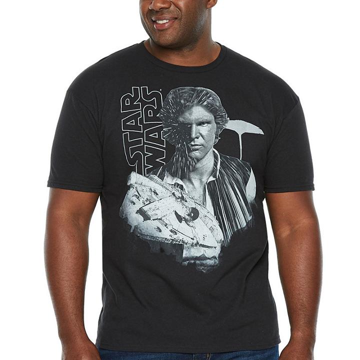 Han Lightspeed Short Sleeve Graphic T-shirt-big And Tall