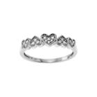 1/5 Ct. T.w. Diamond Sterling Silver Heart Ring