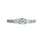 Womens 1 1/2 Ct. T.w. Round White Diamond 14k Gold Engagement Ring