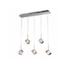 Warehouse Of Tiffany Firefly Floating Crystal 5-light Dangling Pendant