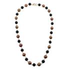 Multi Color Pearl 14k Gold Beaded Necklace