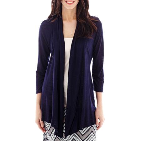 Alyx 3/4-sleeve Open-front Cardigan Sweater Cozy