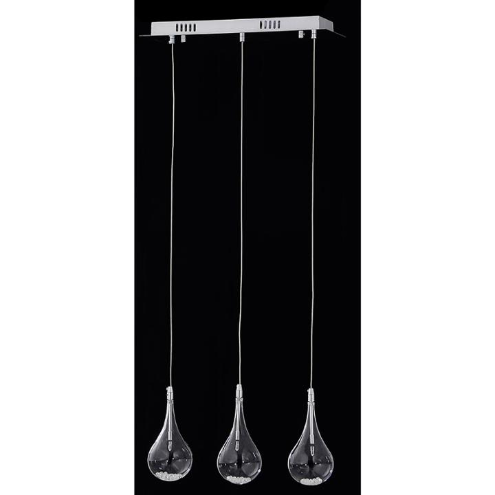 Sierra 3-light Chrome Chandelier