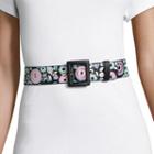 Libby Edelman Embroidered Belt