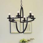 Fiametta 6-light 21-inch Antique Bronze Geometricpendant