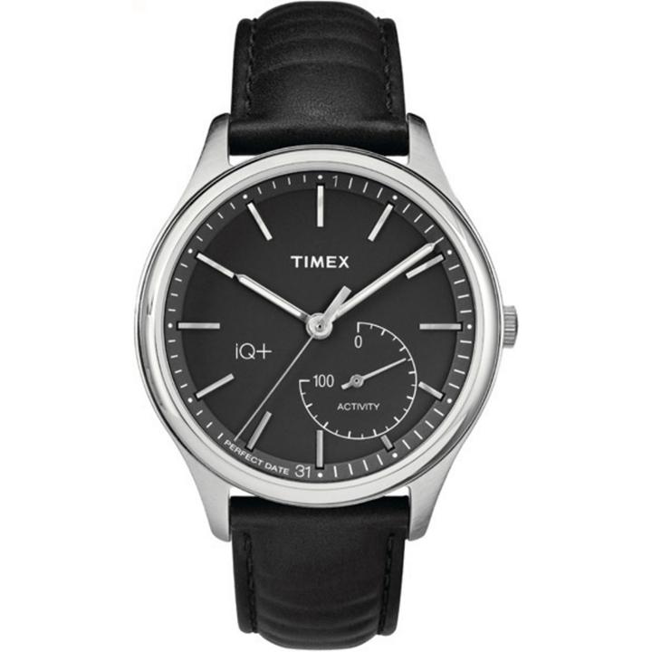 Timex Iq+ Move Black Analog Smartwatch Activity Tracker-tw2p93200f5