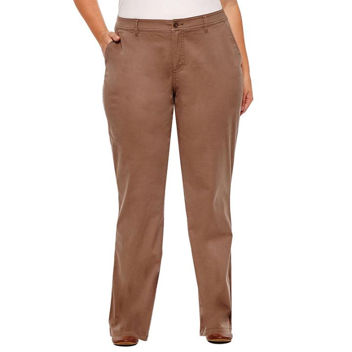 St. John's Bay Twill Pant - Plus (32/30 Short)