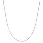 Made In Italy 14k White Gold 18 Box Chain Necklace