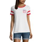 Arizona Mermaid In The Usa Graphic T-shirt- Juniors