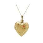 10k Yellow Gold I Love You Heart Locket