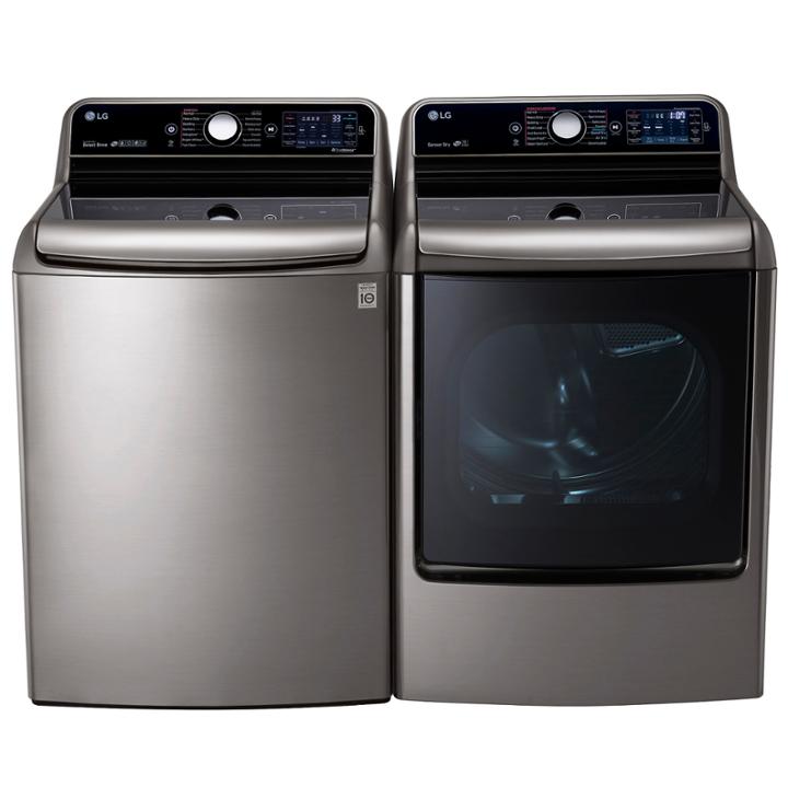 Lg Energy Star 5.7 Cu. Ft. Mega Capacity Top-load Washer With Turbowash Technology - Wt7700hva