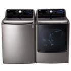 Lg Energy Star 5.7 Cu. Ft. Mega Capacity Top-load Washer With Turbowash Technology - Wt7700hva