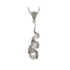 Cultured Freshwater Pearl Sterling Silver Pendant Necklace