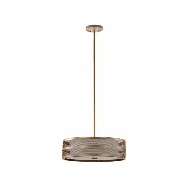 Safavieh Greta Veil 4 Light Antique Gold Adjustable Pendant