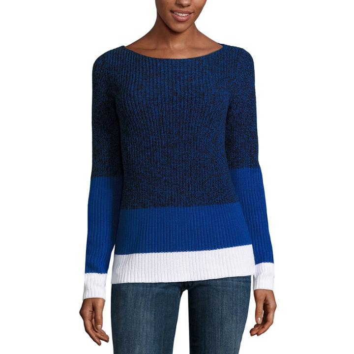 Liz Claiborne Long Sleeve Mock Neck Pullover Sweater