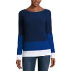 Liz Claiborne Long Sleeve Mock Neck Pullover Sweater