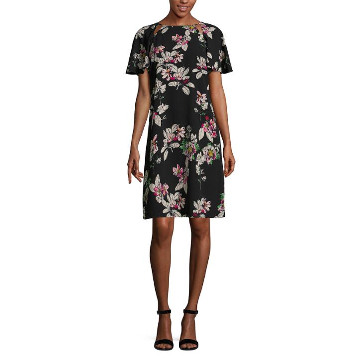 Danny & Nicole Short Sleeve Shift Dress