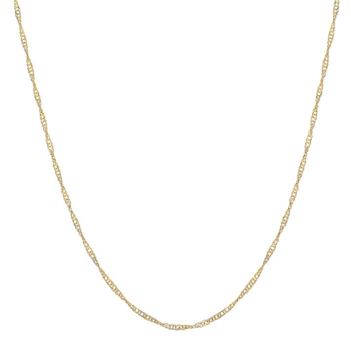 10k Yellow Gold 013 Singapore Chain Necklace