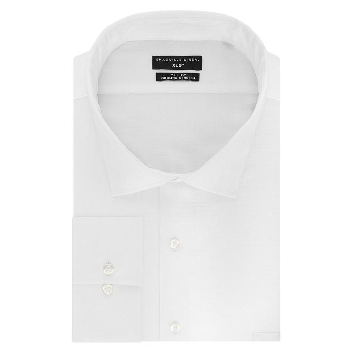 Shaquille Oneal Xlg Shaquille Oneal Xlg Flex Collar Cooling Stretch Big And Tall Long Sleeve Broadcloth Dress Shirt